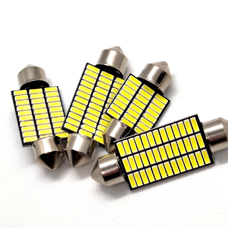 Lâmpada Led Torpedo Premium 39 Leds Smd 3104 12v 6000k Teto Placa Mala ...