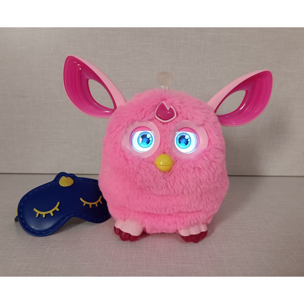 Furby Connect Hasbro Raríssimo Rosa com máscara de dormir | Shopee Brasil