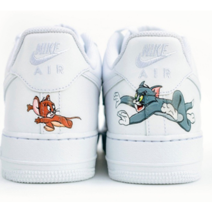 Tenis Casual Feminino Air Force Tom & Jerry Adulto Masculino Moderno