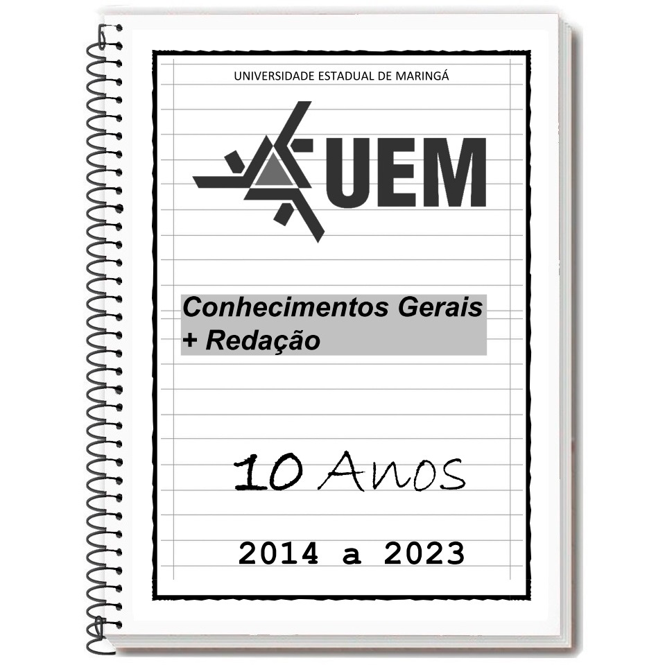 Uem Caderno De Provas Gabarito Folhas De Reda O