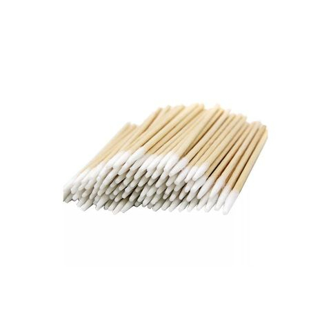 Palitos com algodão para limpeza e retoques