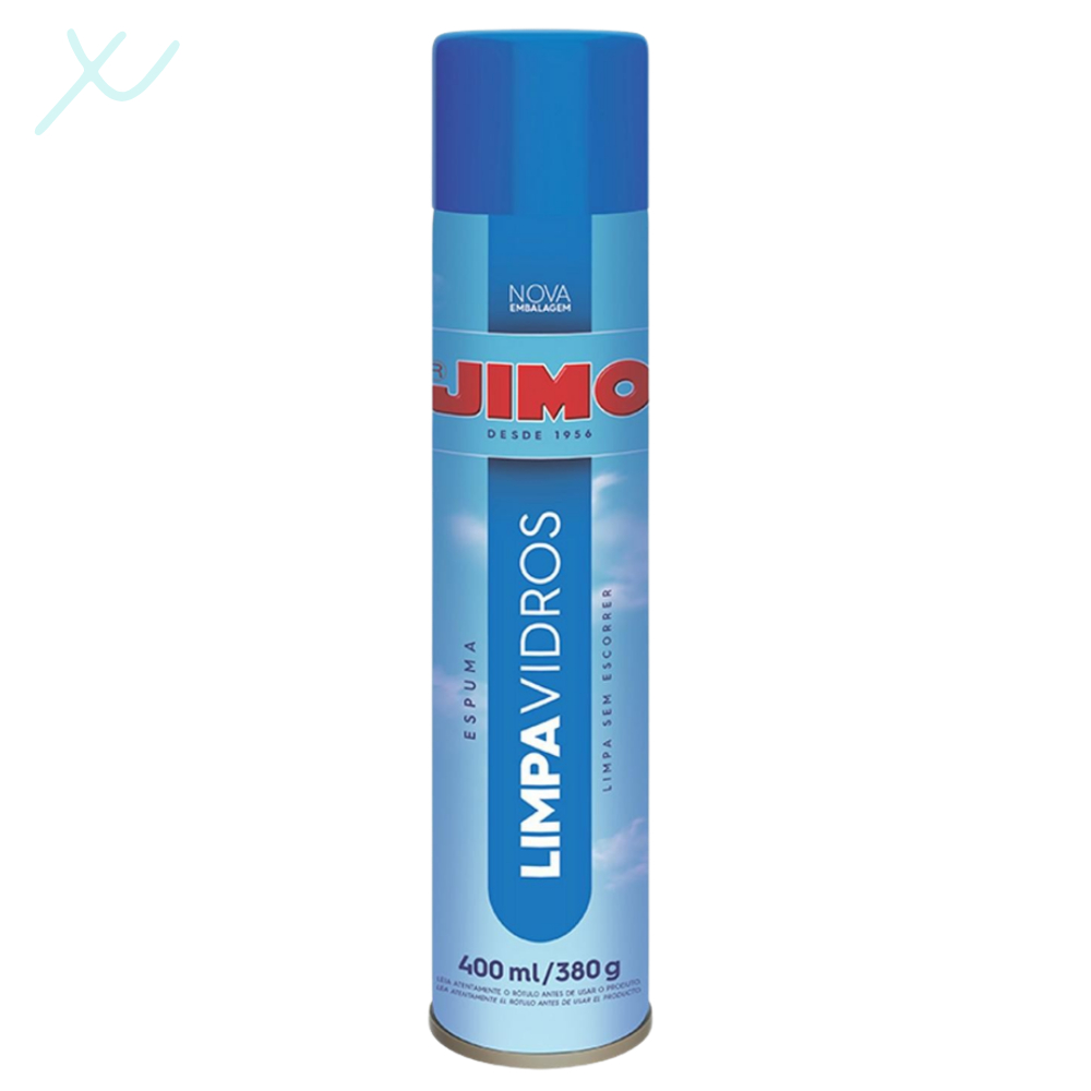 Limpa Vidros Espelhos Box Acrílicos Jimo 400ml Profissional