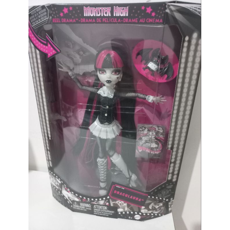 Boneca Draculaura Reel Drama Monster High Limitada Mattel