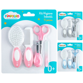kit higiene bebe 5 peças unha pimpolho enxoval