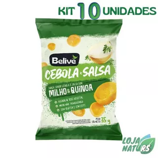 KIT 10 Snack de Milho Sem Glúten Sem Lactose 35g - Belive