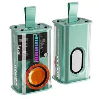 Caixa de som bluetooth RGB portátil Gas Station