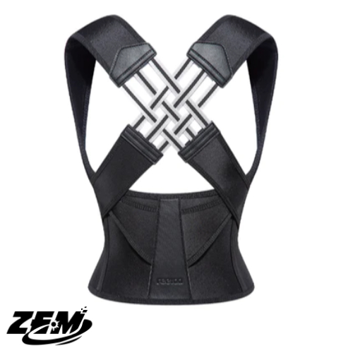 Corretor postural para colunas retas com velcro