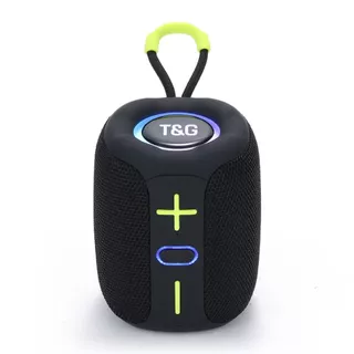 CAIXA DE SOM  8W Bluetooth Speaker, LED Halo Light, 1200mAh Rechargeable Battery em Oferta na Shopee