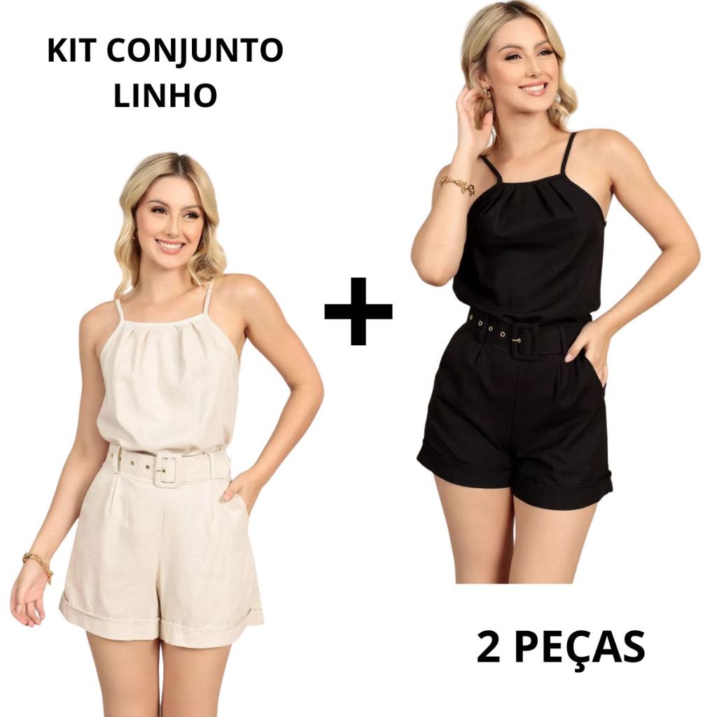 ؘ on X: 🚨SHOPEE🚨 🗣️ ￼Lovito Conjuntos Elegantes De Shorts Lisos Com  Babados 💵POR: 34,29 e fica mais barato com moedas COMPRE➡️    / X