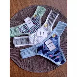 Kit 5 Tanga Fio Lateral Calcinha Fio Dental Dia A Dia Feminina Adulto