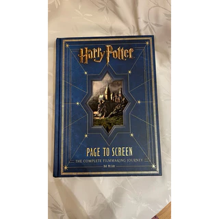 Livro Page to Screen (Das Páginas para a Tela) Harry Potter