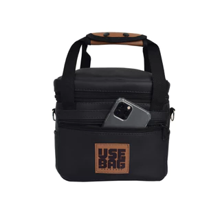Bolsa Térmica Fitness Master Marmita Preto Lancheira Fitness Dieta