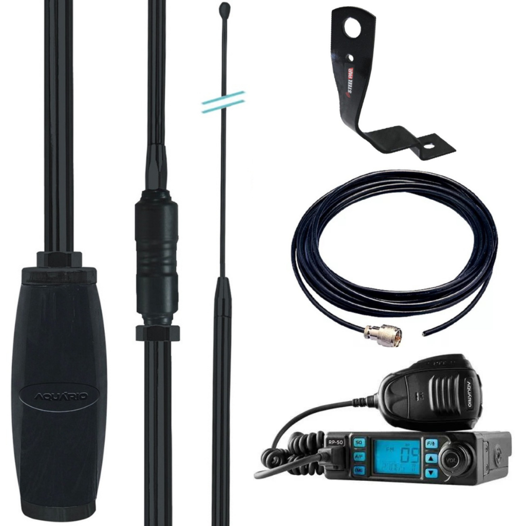 Antena Rádio PX para Caminhão com prolongador 275 cm