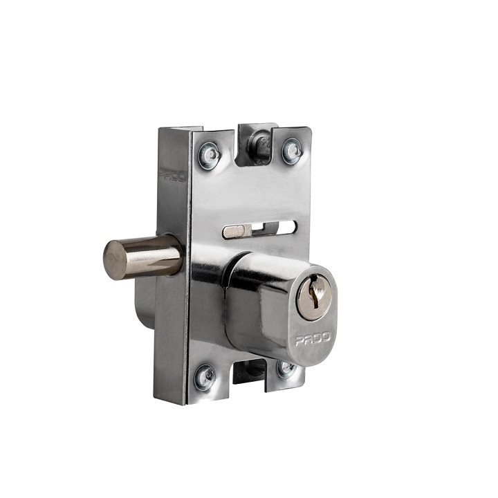 Fechadura porta de vidro Pino Blindex Pado Miolo Oval