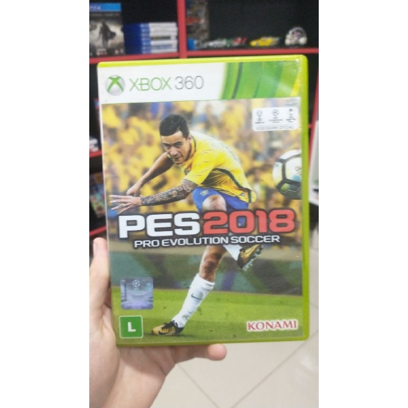 Jogo PES 2018 Xbox 360 Mídia Física Original (Lacrado)