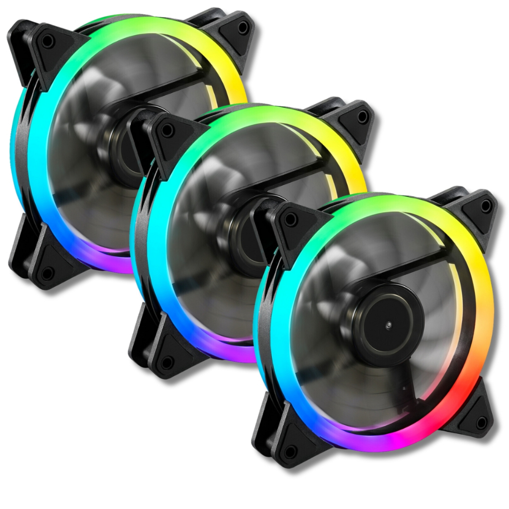 Cooler Fan Rgb 16 Led 120mm 12cm Cpu Pc Gamer Colorido gabinete ...