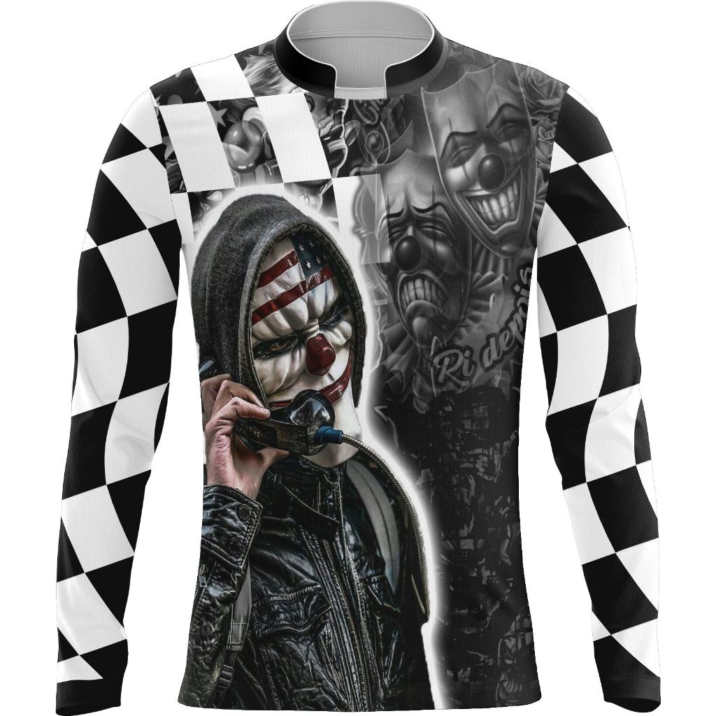 Camiseta manga longa camisa de quebrada favela mandrake peita 1051