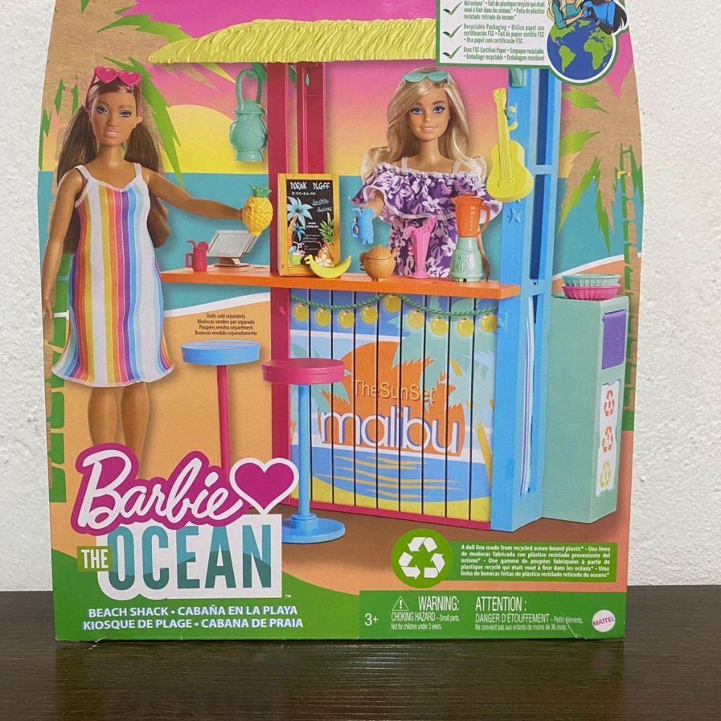 Barbie Estante Casa Glam Com Boneca Mattel - HCD48