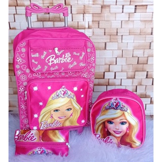 Kit mochila bolsa escola Barbie