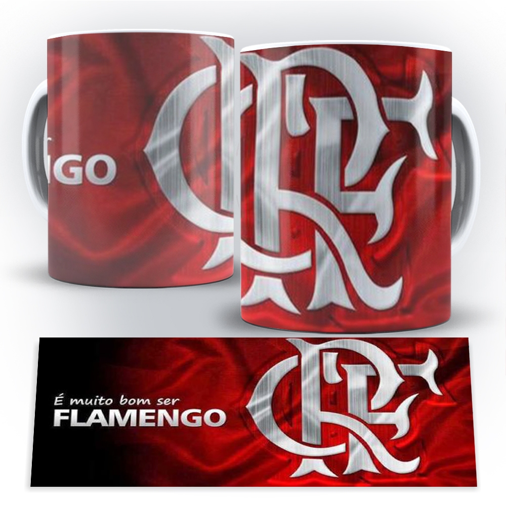 Caneca personalizada flamengo campeao promoção caneca time