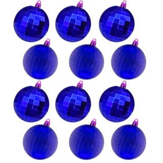 Jogo de Bolas Natalinas Brilhantes Azul 20Pcs 5cm Maramelo Natal Tropical  Multiloja