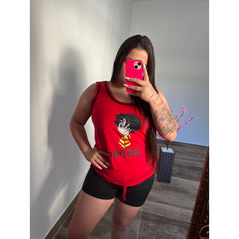 Pijama Feminino Manga Curta Harry Potter em Promoção na Shopee Brasil 2026