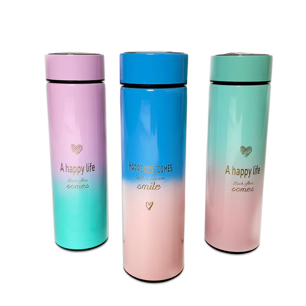 Garrafa 500ml Térmica a Vácuo com Termômetro Display LED