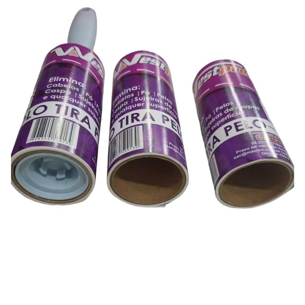 Rolo Removedor Tira Pelo Roupa Sofá Com 2 Refis | Shopee Brasil
