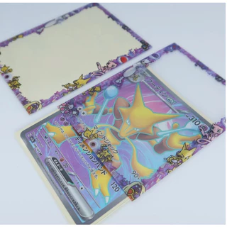 OVERSLEEVES DOUBLESLEEVE MOLDURA BORDA SHIELD POKÉMON 69x94mm Charizard Snorlax Alakazam Gengar