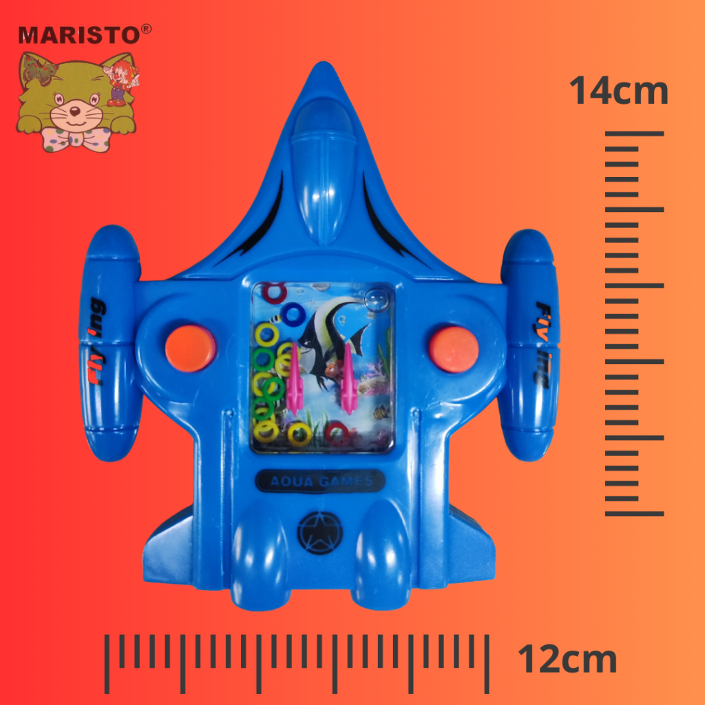 Aquaplay robô jogo de argola na água 14cm Brinquedo Azul em