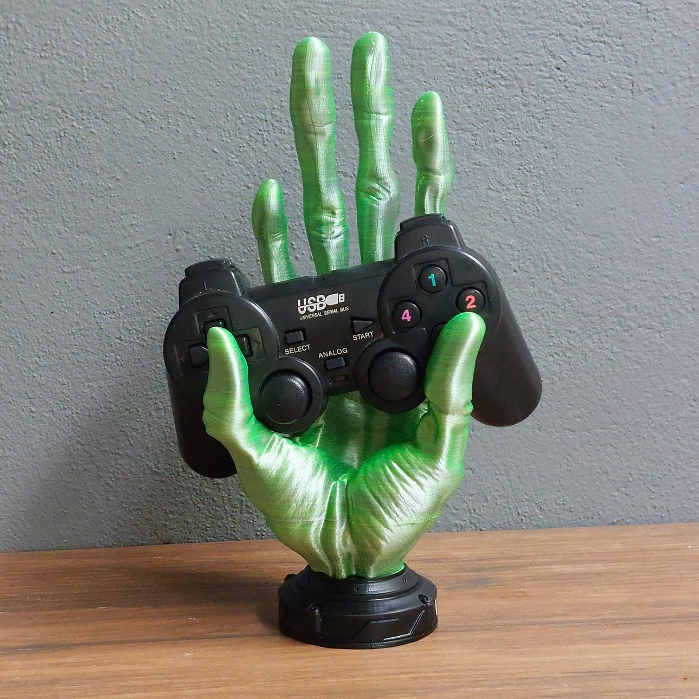 Suporte Mão Alienígena Para PS5 PS4 Xbox Series e Outros - Suporte joystick e Decoração e Decoração Verde