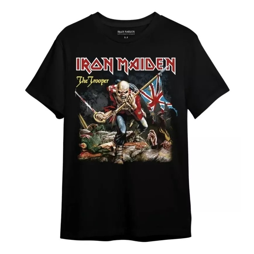 Camiseta - Iron Maiden - The Trooper (Consulado do Rock)