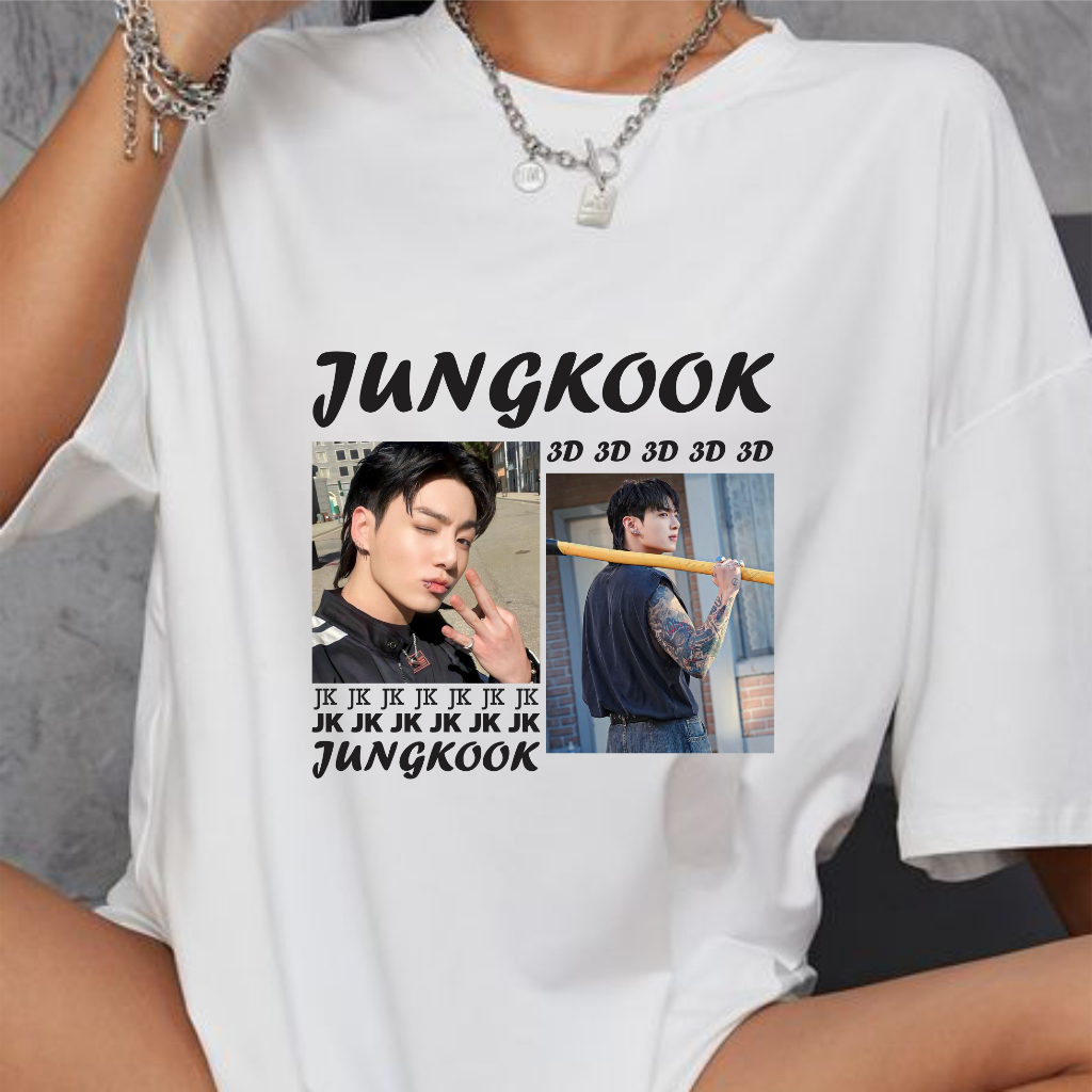 Bts Jungkook Kpop Sweatshirt 3D Tee V5 Bangtan Jk Merch Unisex