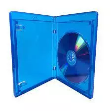 1 Unidades - Estojo / Box Blu-ray Azul Modelo Padrão c/Logo
