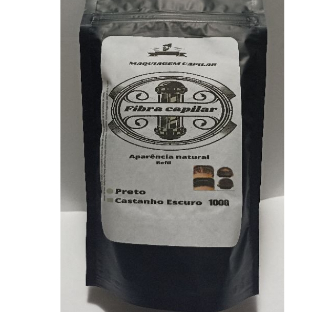 Fibra capilar maquiagem capilar refil 100g