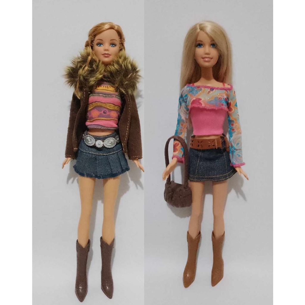 Boneca Barbie Estilista Fashion Closet Da Moda Acessórios - Azul