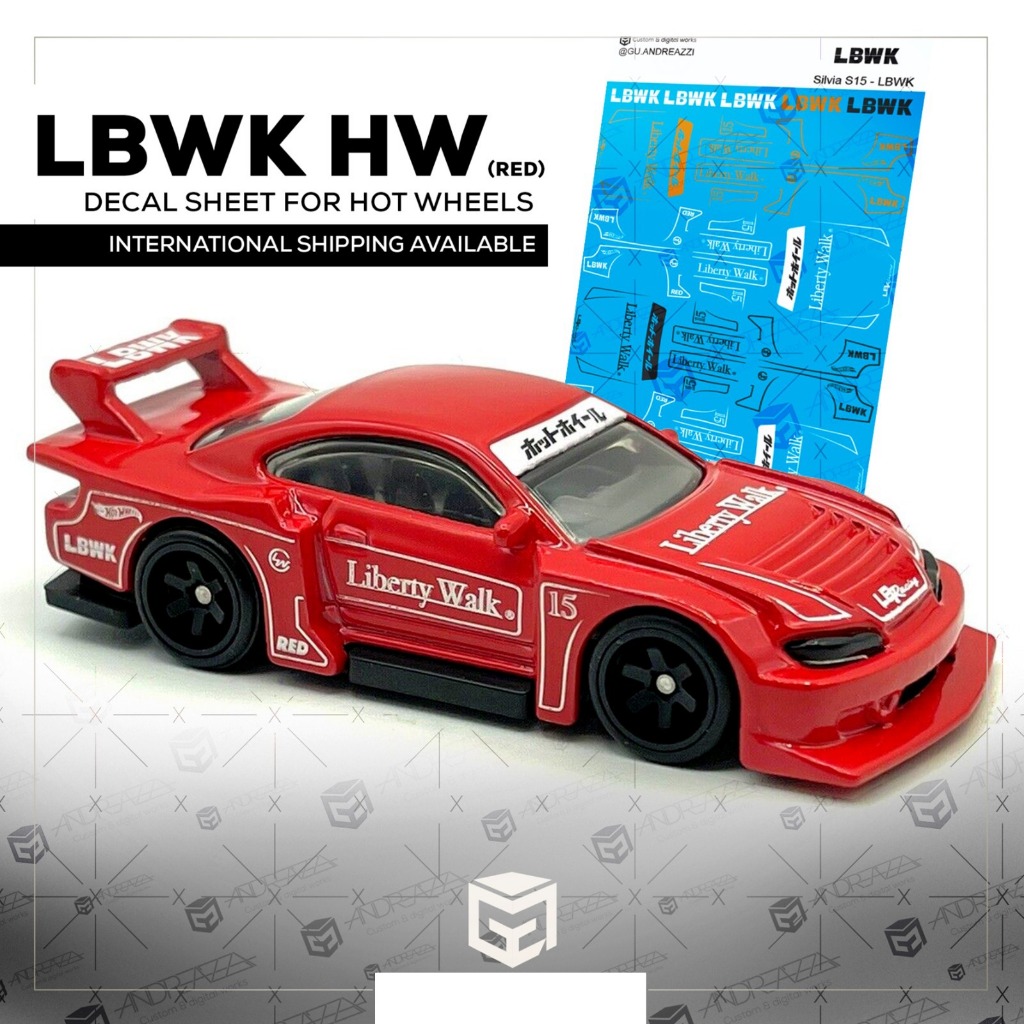 Decalques - NÃO CONTÉM MINIATURA NO ANÚNCIO, LEIA A DESCRIÇÃO - LBWK - Hot Wheels