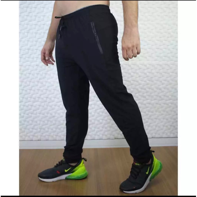 Calça dry fit masculina esportiva - COM E SEM REFLETIVO