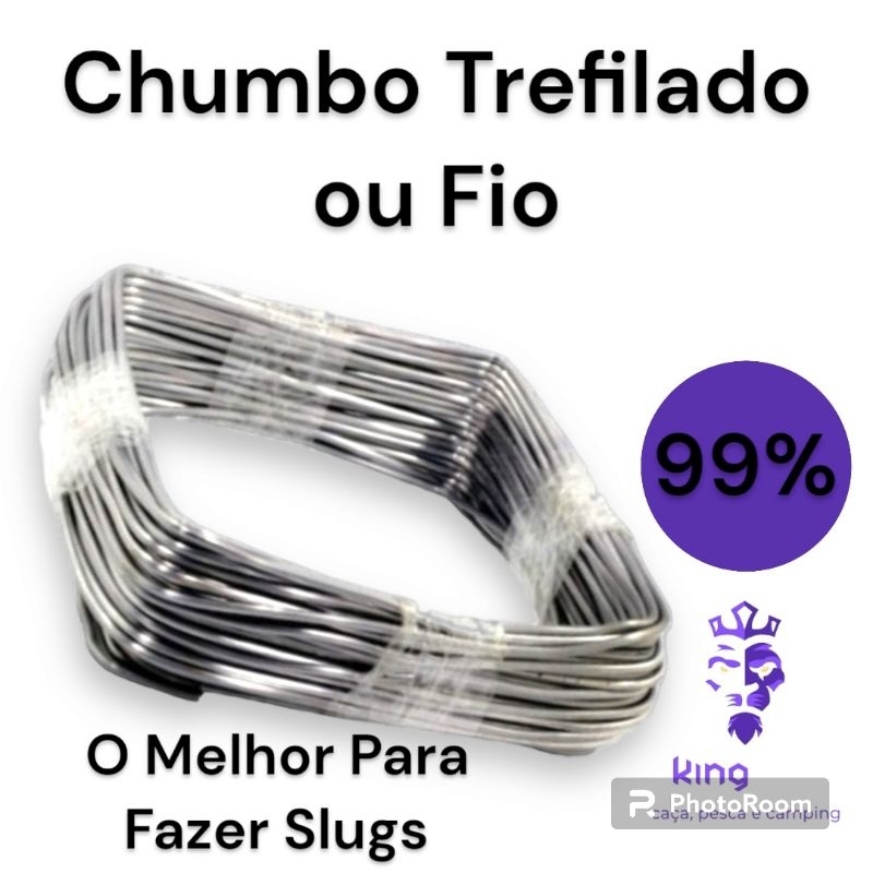 Chumbo Trefilado - Fio - 1 KG (Perdiz), LIGA PURA 99% * VARIOS
