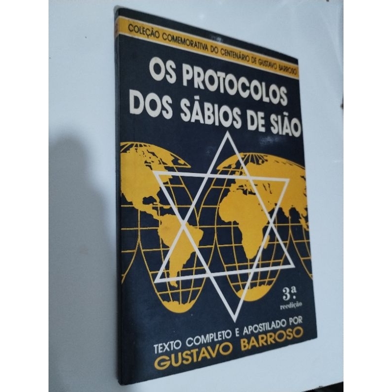 Os Protocolos dos Sábios de Sião - Gustavo Barroso | Shopee Brasil