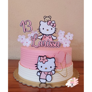 Bolo da Hello Kitty - Bolo Decorado para Festa Infantil da Hello Kitty