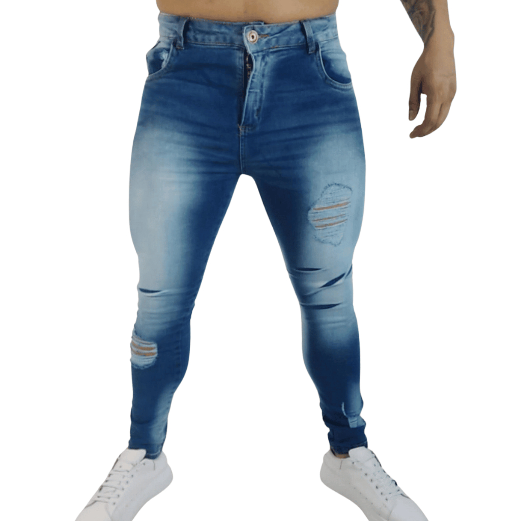 Calça jeans masculina store desbotada