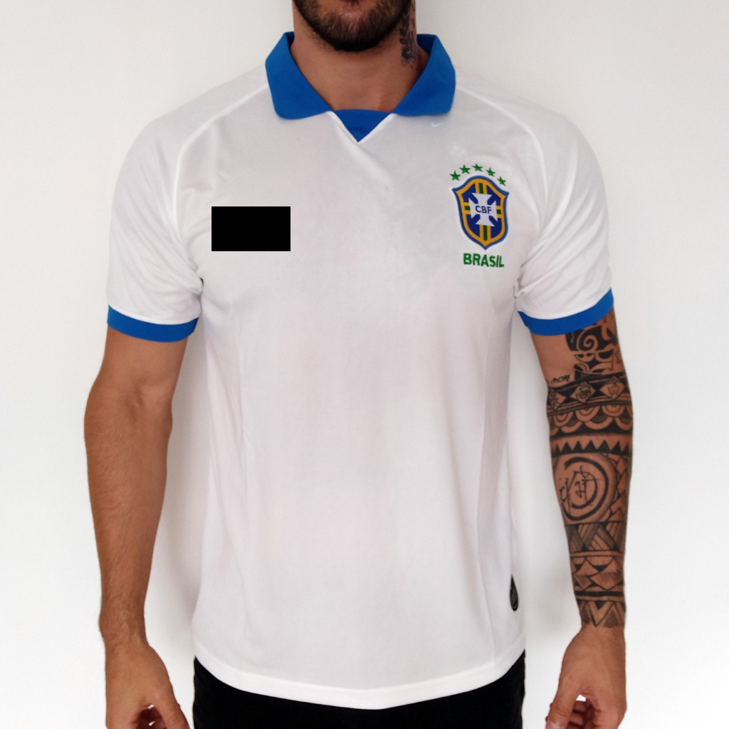 Camiseta de Brasil 2018-2019 Visitante #brasil #camiseta #brazi