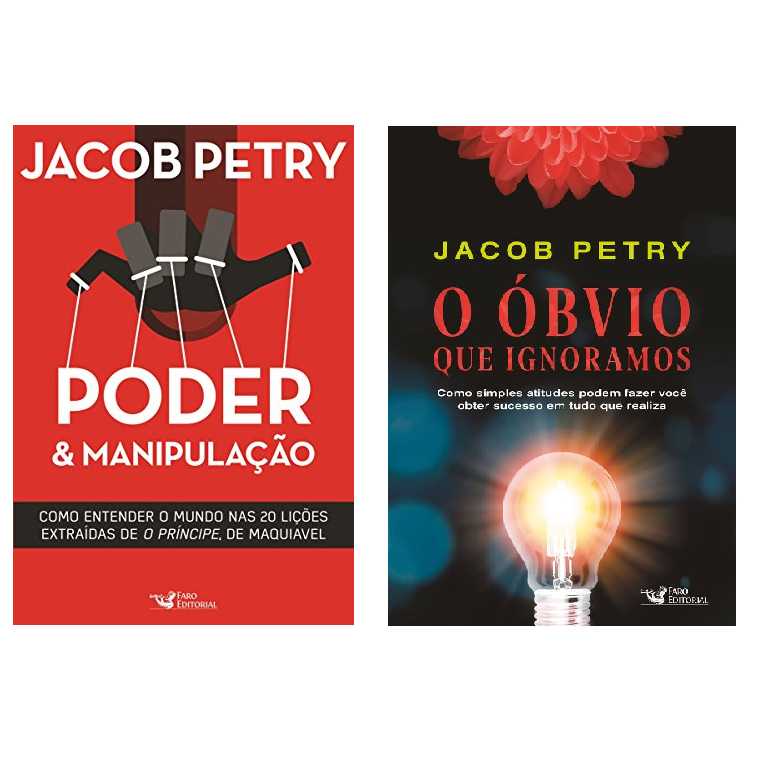 Kit 2 livros: Poder & Manipulação e O Óbvio Que Ignoramos - Jacob Petry ...