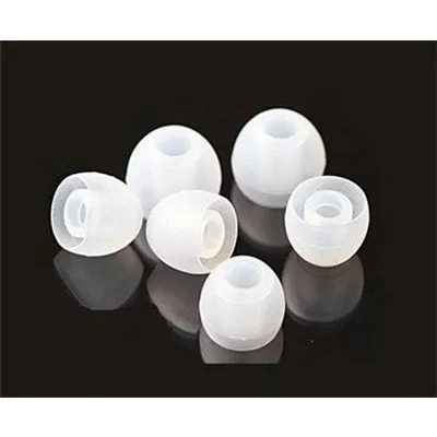 3 Pares Borrachas Borrachinhas Transparente Tamanho P M Ou G