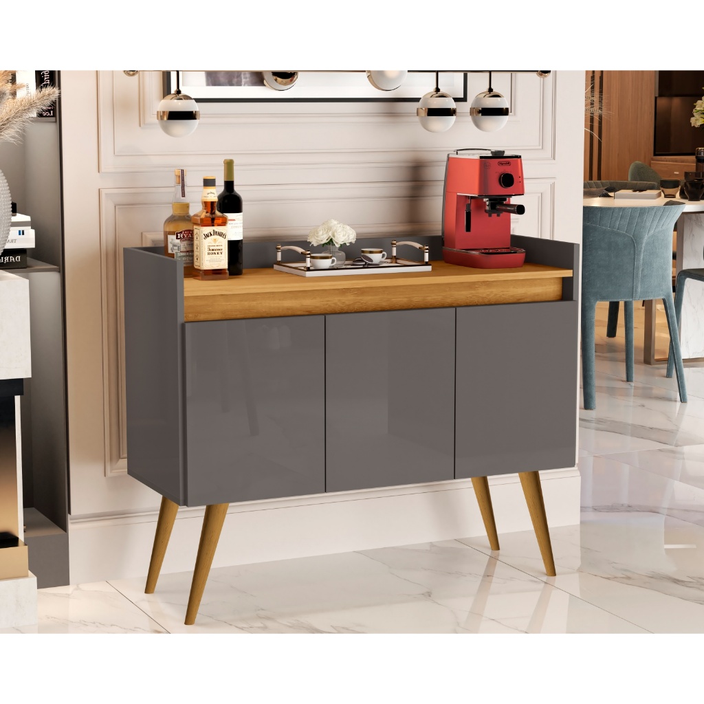 Buffet Cantinho do Café Moderno com 3 Portas | Shopee Brasil