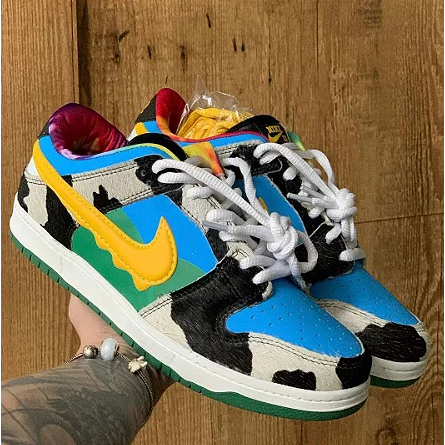 Tenis Dunk Low Ben & Jerry SB Nike Vaquinha Cano baixo Super barato 34 ao 43 Promoção 2023