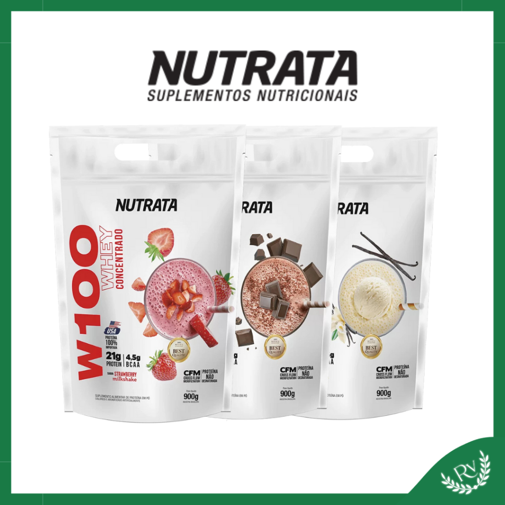 W100 Whey Refil (900g) – Nutrata