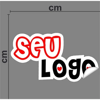 100 Adesivos Personalizados c/ corte especial Escolha o tamanho