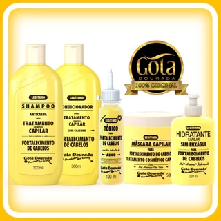 Kit Gota Dourada Fortalecimento Tradicional Alho com 5 Produtos